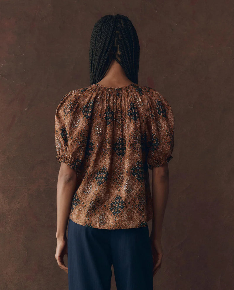 The Great Top The Moorland Top, Geo Bandana Print Soho-Boutique
