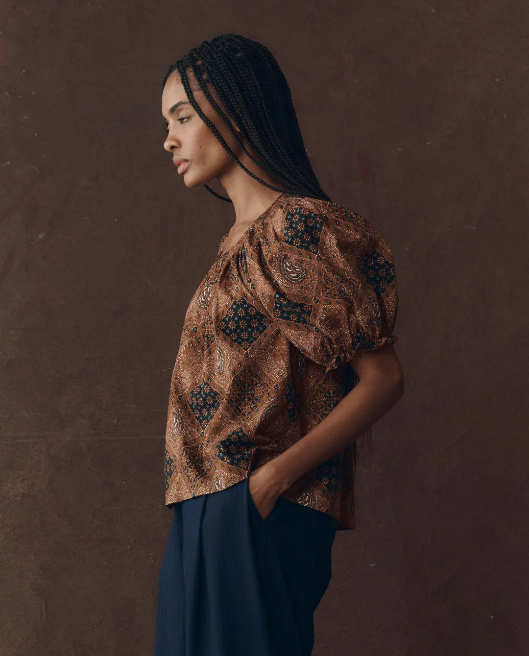 The Great Top The Moorland Top, Geo Bandana Print Soho-Boutique