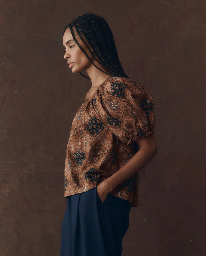 The Great Top The Moorland Top, Geo Bandana Print Soho-Boutique