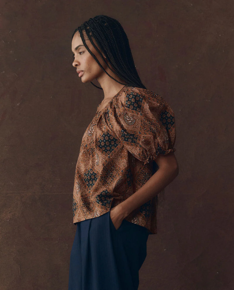 The Great Top The Moorland Top, Geo Bandana Print Soho-Boutique