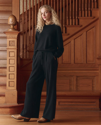 The Great Top The Oversized Pullover, Black Soho-Boutique