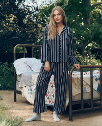 The Great Top The Pajama Shirt, Coastline Stripe Soho-Boutique