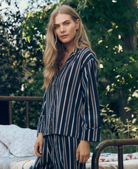 The Great Top The Pajama Shirt, Coastline Stripe Soho-Boutique