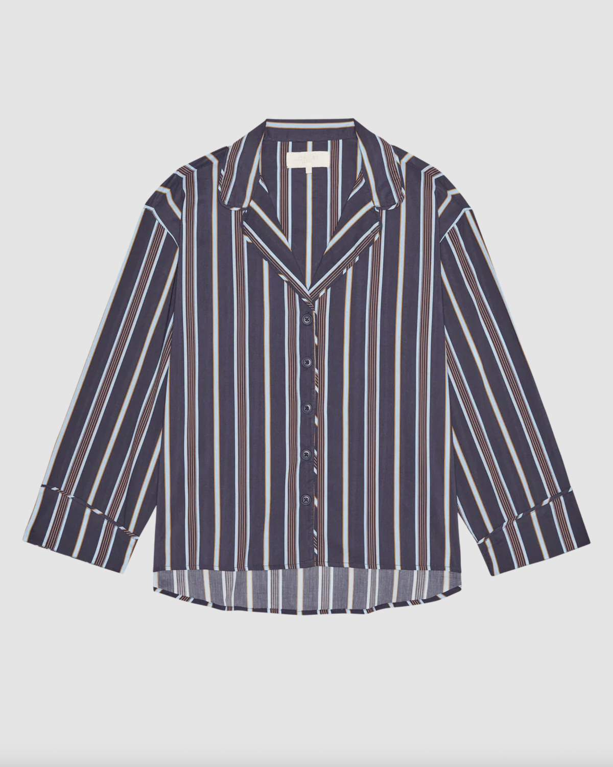 The Great Top The Pajama Shirt, Coastline Stripe Soho-Boutique