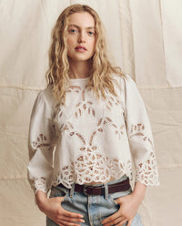 The Great Top The Picnic Top, Cream Soho-Boutique