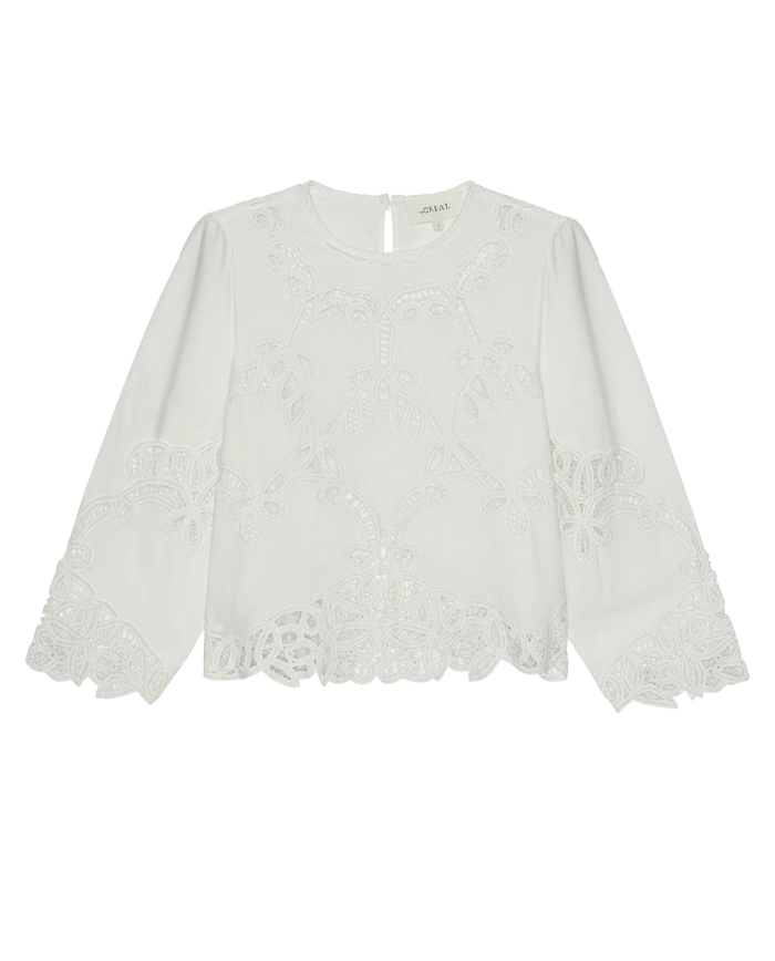 The Great Top The Picnic Top, Cream Soho-Boutique