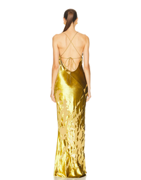 THE SEI Dress Cowl Bias Gown, Dijon Soho-Boutique