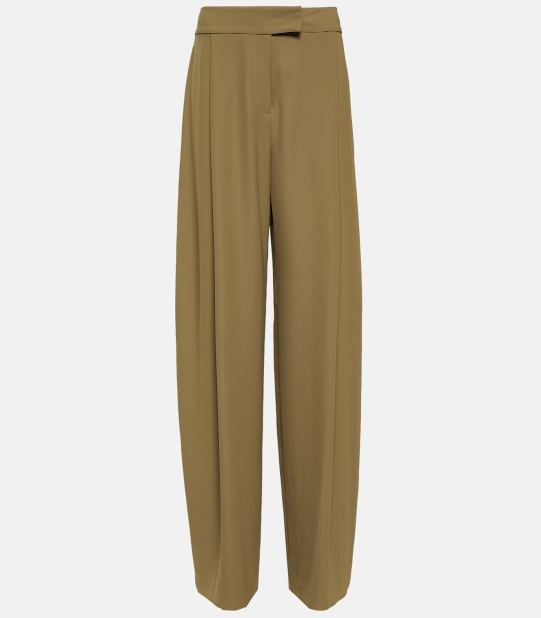 THE SEI Pant Baggy Pleat Trouser, Sage Soho-Boutique