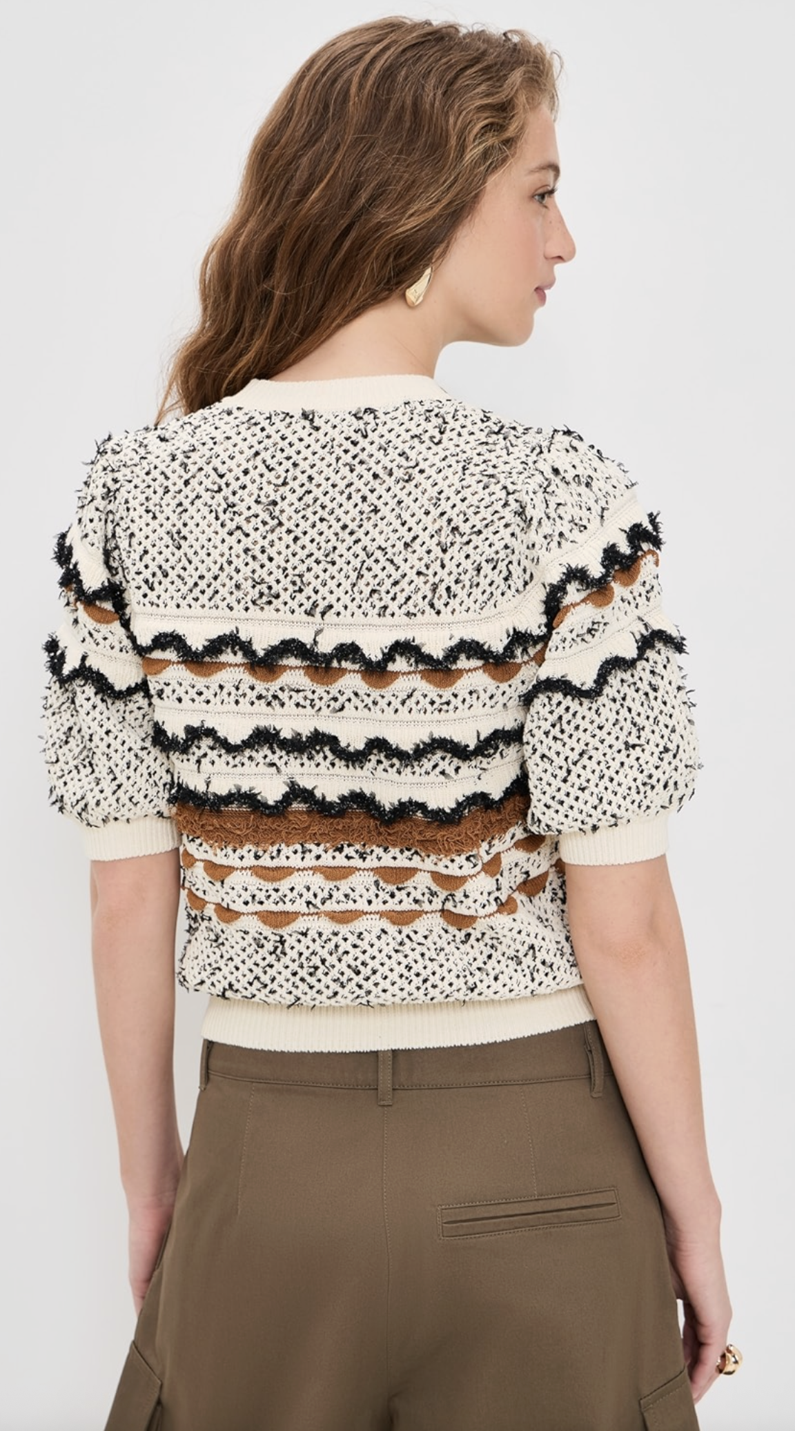 Ulla Johnson Andira Knit Top, Scallop Soho-Boutique