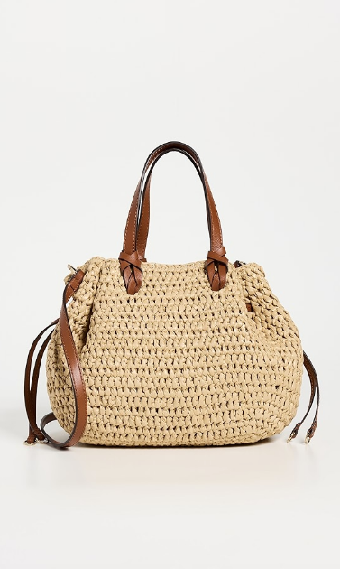 Ulla Johnson Bag Gio Raffia Crossbody, Natural Soho-Boutique