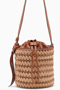 Ulla Johnson Bag Imani Woven Bucket, Natural Soho-Boutique