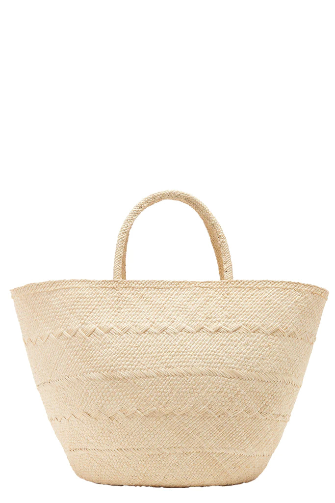 Ulla Johnson Bag Marta Large Basket Tote, Natural Soho-Boutique