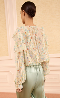 Ulla Johnson Blouse Delfina Blouse, Moon Petal Soho-Boutique