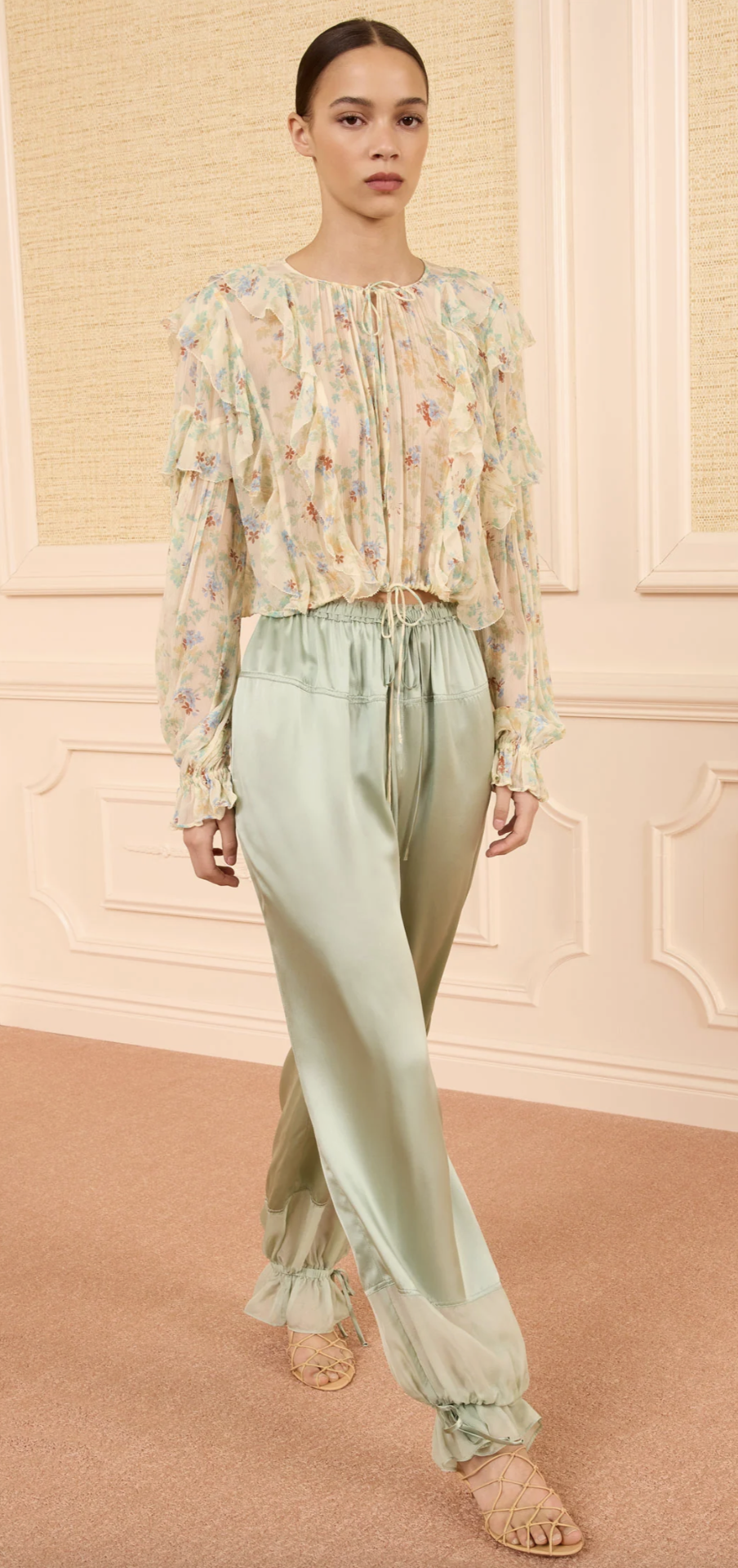 Ulla Johnson Blouse Delfina Blouse, Moon Petal Soho-Boutique