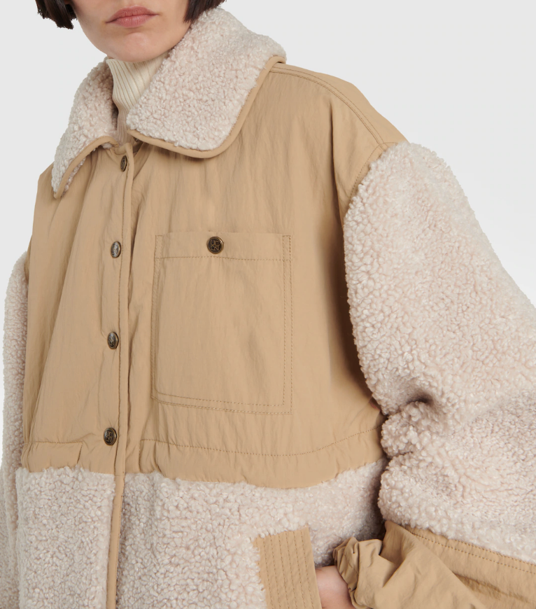 Ulla Johnson Coat Killian Coat, Fawn Soho-Boutique