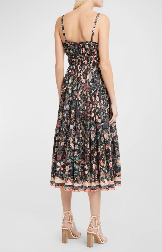 Ulla Johnson Dress Anisa Dress, Obsidian Botanica Soho-Boutique