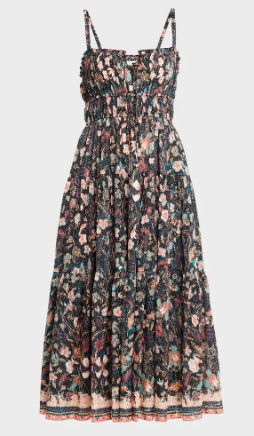 Ulla Johnson Dress Anisa Dress, Obsidian Botanica Soho-Boutique