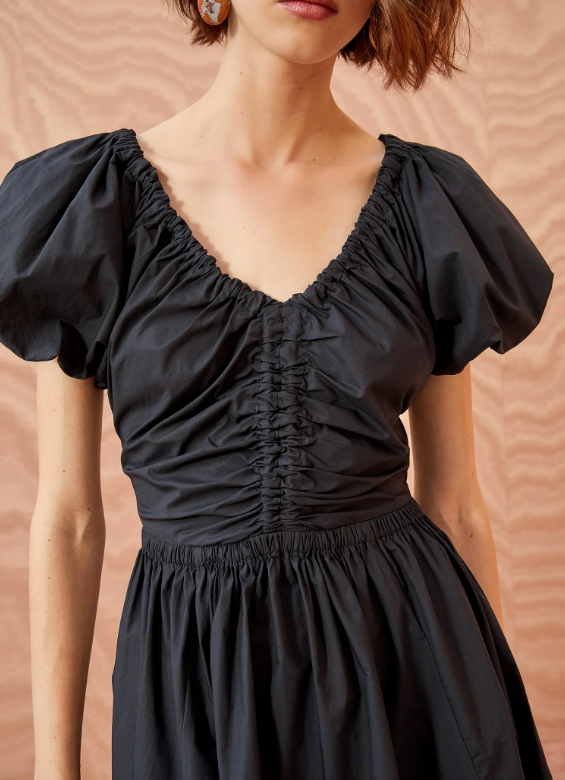 Ulla Johnson Dress Cecile Dress, Noir Soho-Boutique