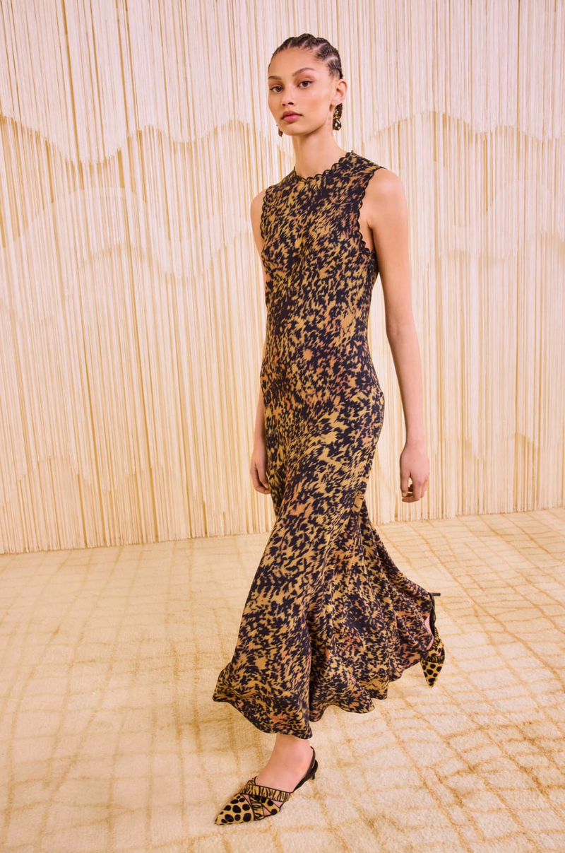 Ulla Johnson Dress Clea Sleeveless Bias Midi Dress, Savannah Soho-Boutique
