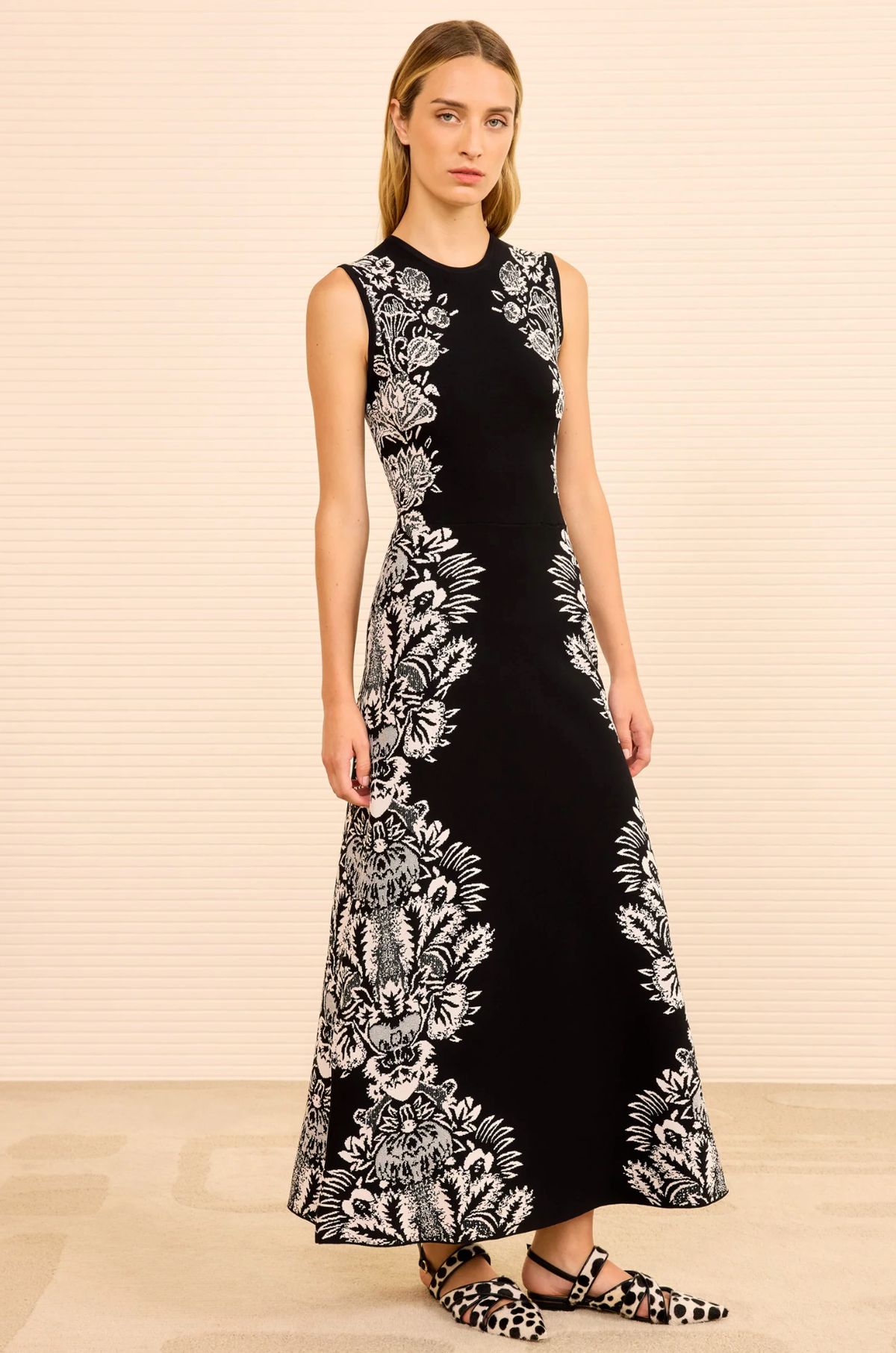 Ulla Johnson Dress Liana Jacquard Long Dress, Noir Soho-Boutique