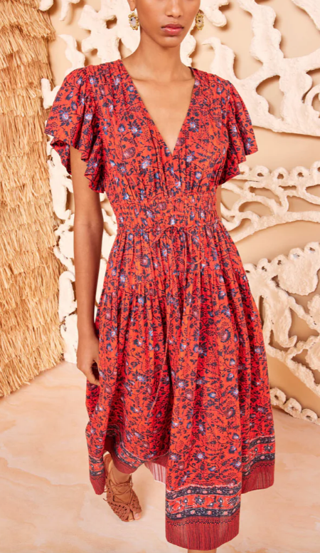 Ulla Johnson Dress Lyria Dress, Poppy Soho-Boutique