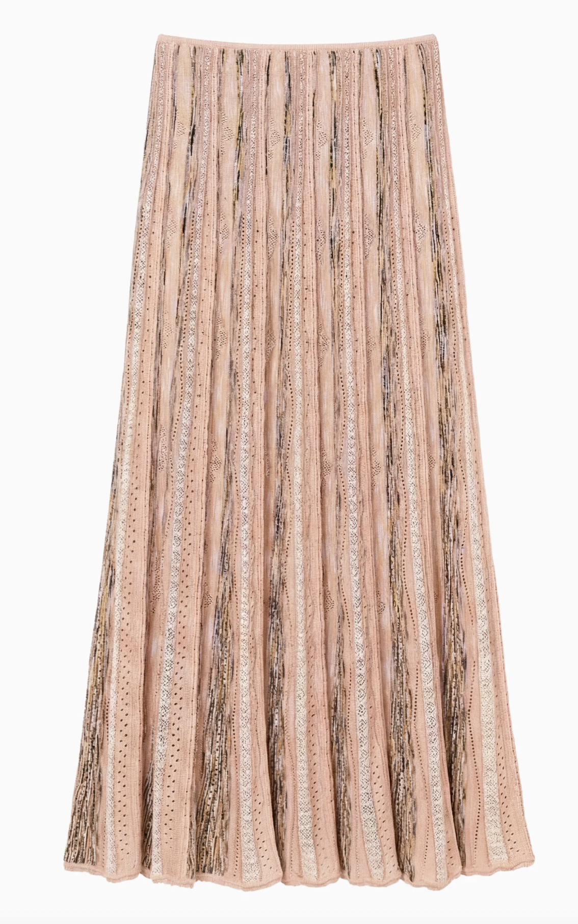 Ulla Johnson Skirt Clio Knit Midi Skirt, Hibiscus Soho-Boutique