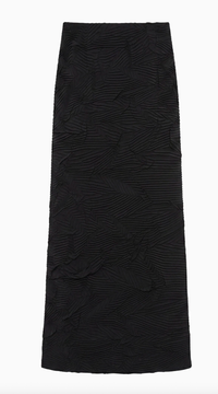 Ulla Johnson Skirt Inez Satin Skirt, Noir Soho-Boutique