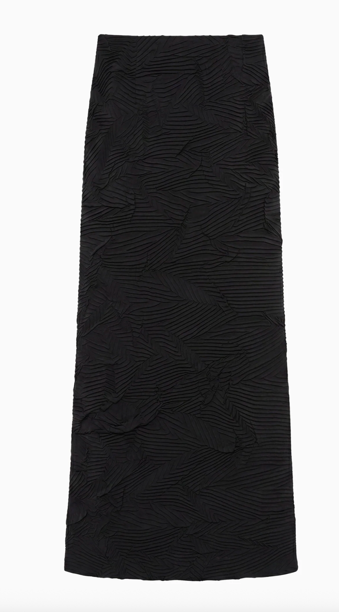 Ulla Johnson Skirt Inez Satin Skirt, Noir Soho-Boutique