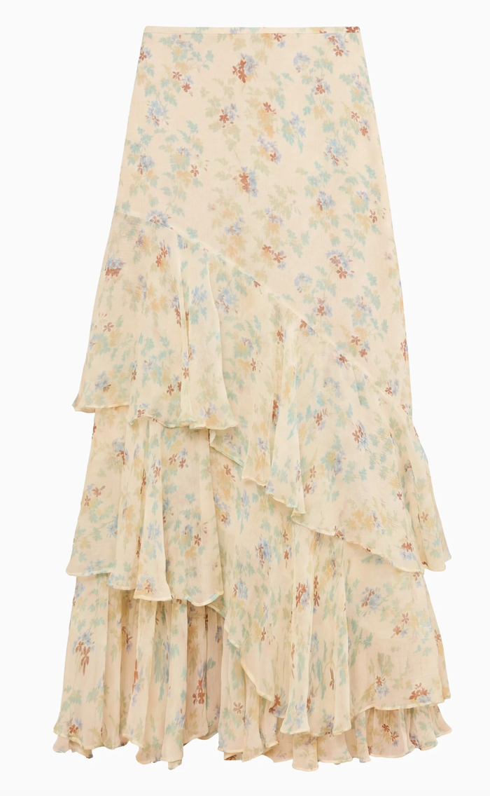 Ulla Johnson Skirt Meadow Skirt, Moon Petal Soho-Boutique
