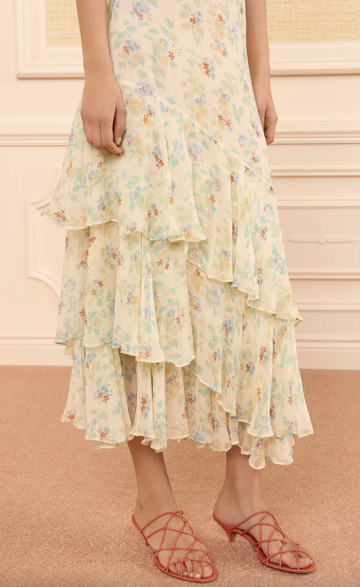 Ulla Johnson Skirt Meadow Skirt, Moon Petal Soho-Boutique