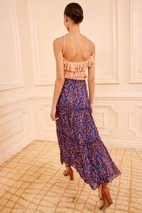 Ulla Johnson Skirt Virginie Silk Skirt, Violet Soho-Boutique