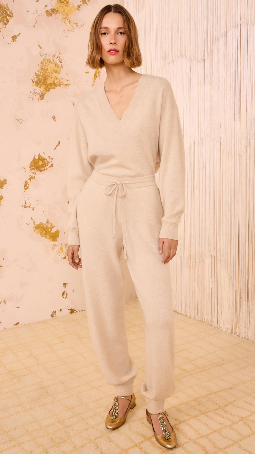 Ulla Johnson Sweatpants Danica Cashmere Pants, Melange Soho-Boutique