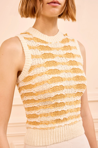 Ulla Johnson Top Patrizia Knit Top, Beach Soho-Boutique