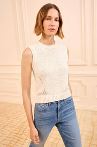 Ulla Johnson Top Priscilla Knit Top, Cowrie Soho-Boutique