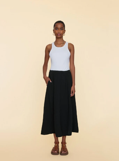 Xirena Deon Skirt, Black Soho-Boutique