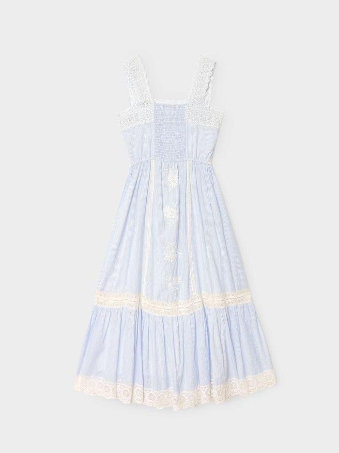 Xirena Dress Anita Dress, Blue White Stripe Soho-Boutique