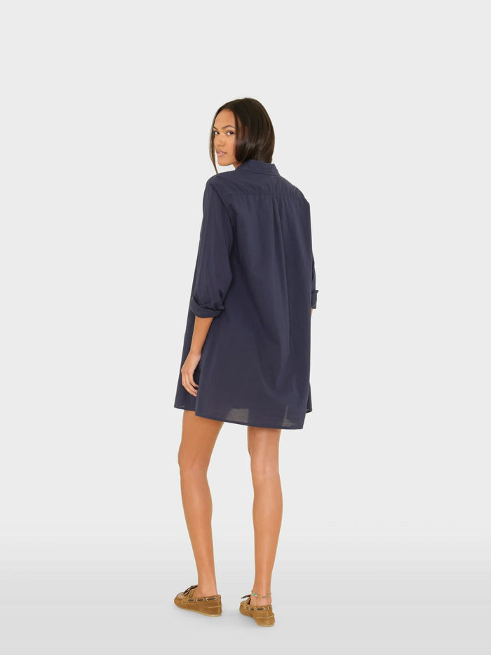 Xirena Dress Bobby Dress, Navy Soho-Boutique