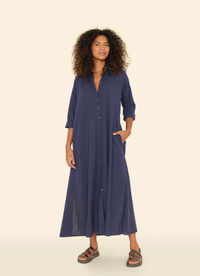 Xirena Dress Boden Dress, Navy Soho-Boutique