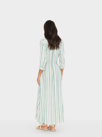 Xirena Dress Bowen Dress, Blue Moss Stripe Soho-Boutique