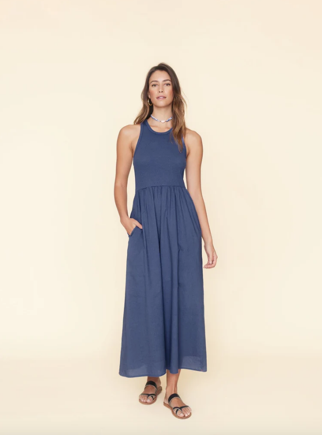 Xirena Dress Flynn Dress, Marlin Blue Soho-Boutique