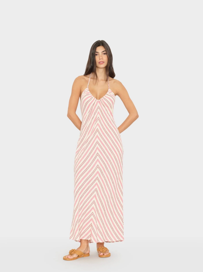 Xirena Dress Maggie Dress, Dusty Pink Stripe Soho-Boutique