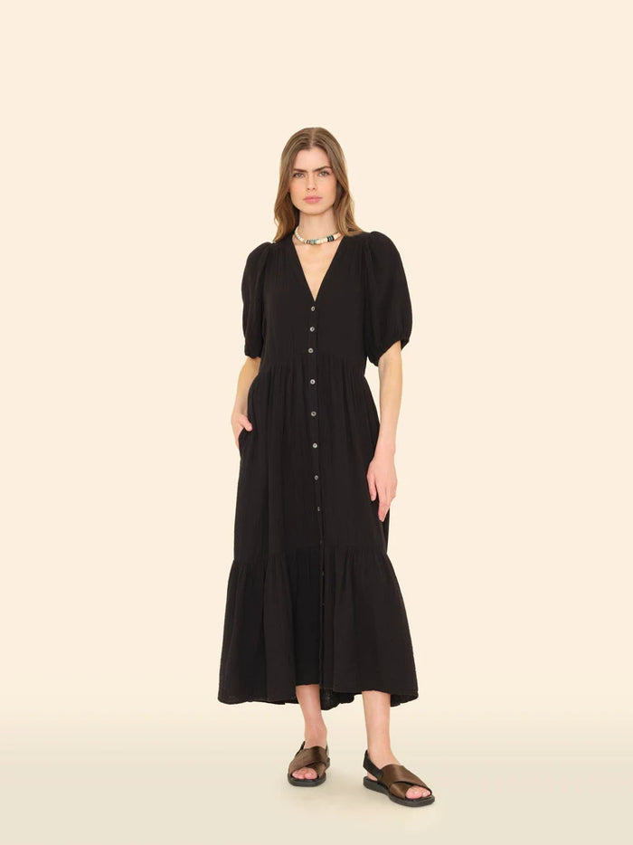 Xirena Dresses Lennox Dress, Black Soho-Boutique