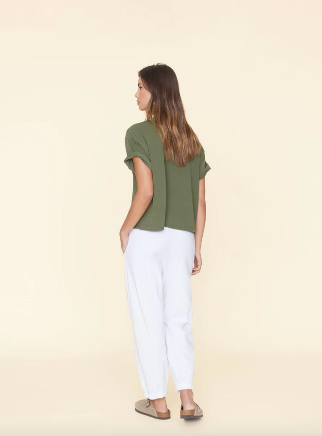 Xirena Pant Crispin Pant, White Soho-Boutique