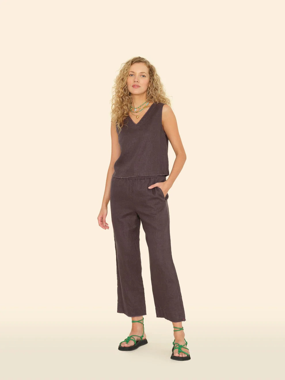 Xirena Pant Lorenzo Pant, Black Quartz Soho-Boutique