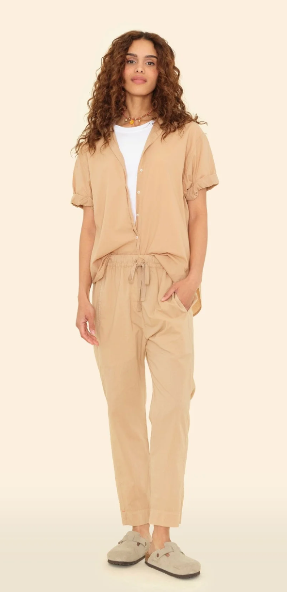 Xirena Pants Draper Pant, Cashew Soho-Boutique