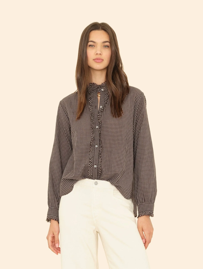 Xirena Shirt Amelie Shirt, Black Pepper Soho-Boutique