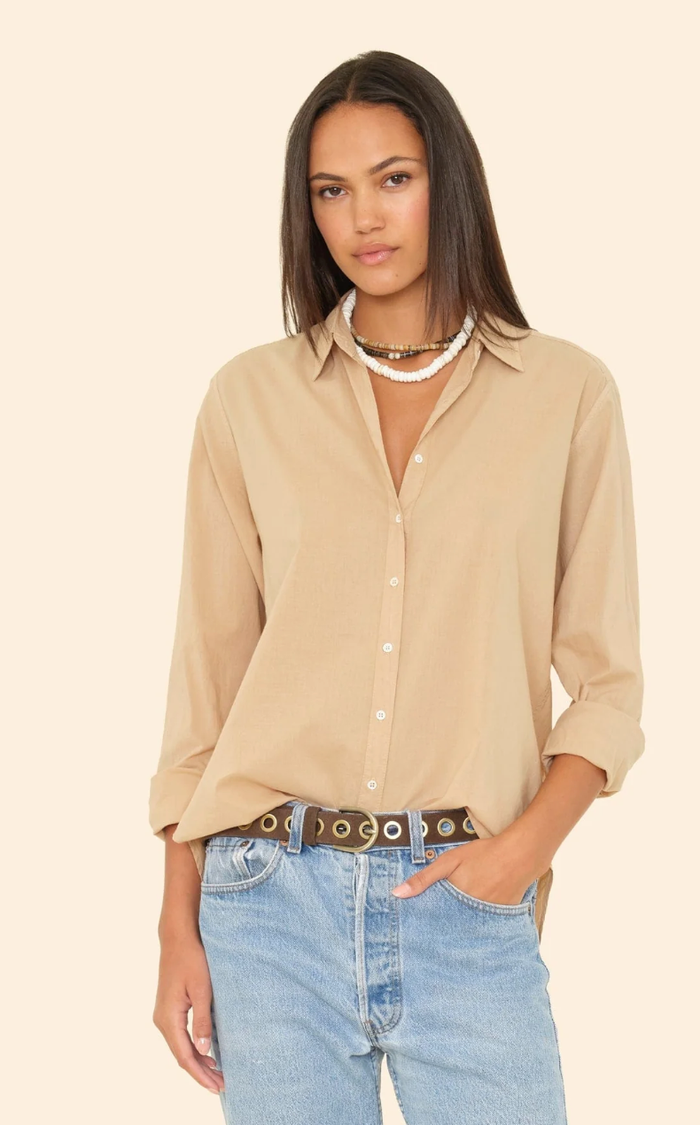 Xirena Shirt Beau Shirt, Cashew Soho-Boutique