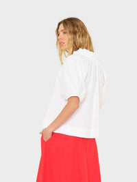 Xirena Shirt Clementine Top, White Soho-Boutique