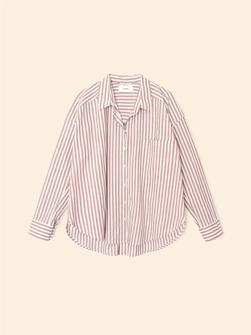 Xirena Shirt Jordy Shirt, Cafe Stripe Soho-Boutique