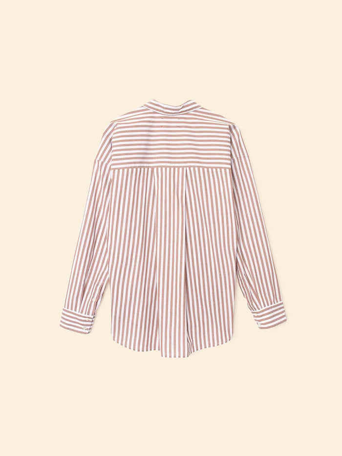 Xirena Shirt Jordy Shirt, Cafe Stripe Soho-Boutique